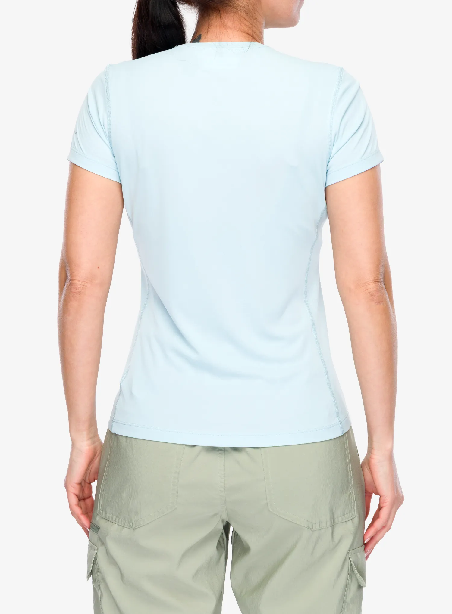 Tricou femei Columbia Zero Rules Light S/S Crew - marine light