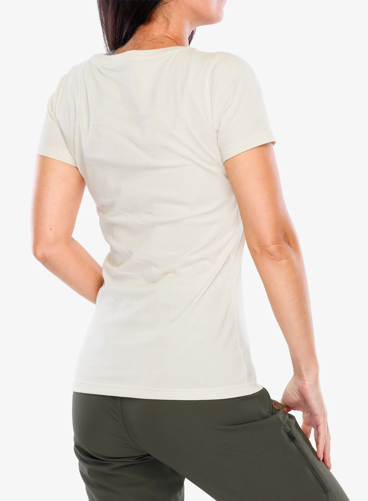 Tricou femei Fjallraven 1960 Logo T-shirt - chalk white