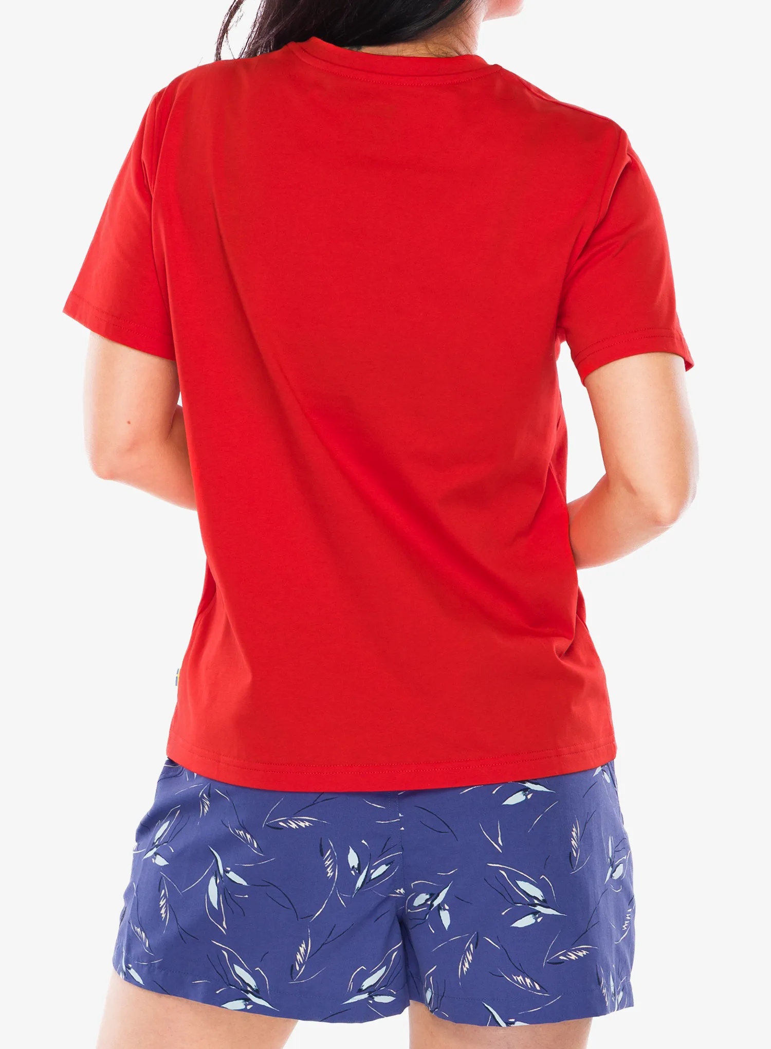 Tricou femei Fjallraven Fox Boxy Logo Tee - flame orange