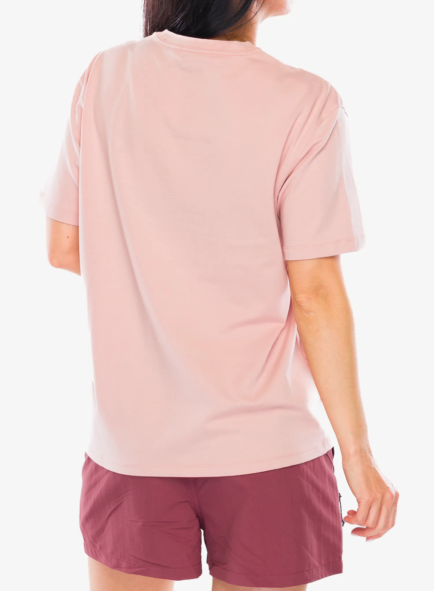Tricou femei Fjallraven Relaxed T-shirt - chalk rose