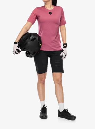 Tricou femei Fox Flexair SS Jersey - berry