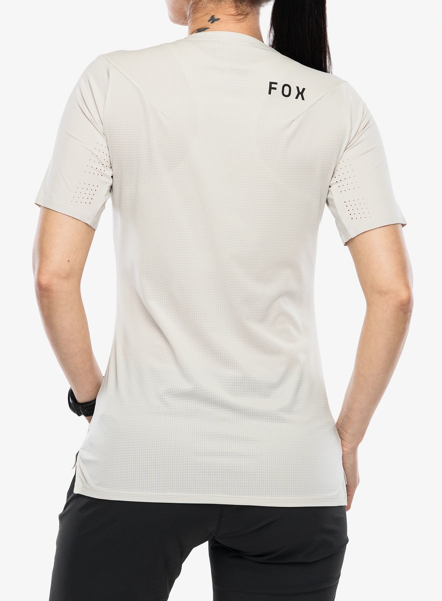 Tricou femei Fox Flexair SS Jersey - chalk white
