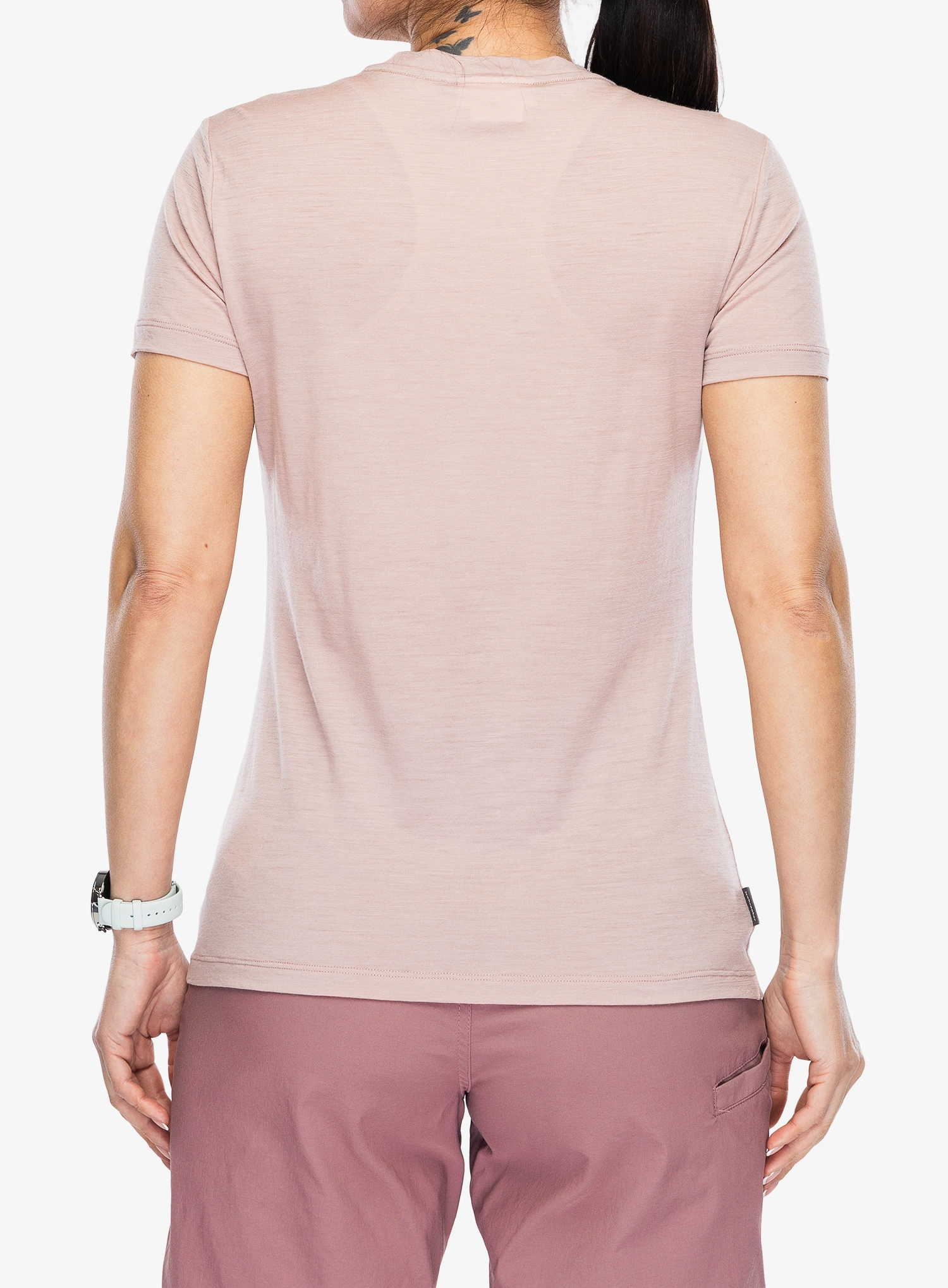 Tricou femei Icebreaker Merino 150 Tech Lite SS Tee Sparkling Stars - pink quartz