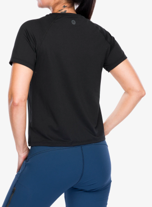 Tricou femei Marmot Windridge S/S - black