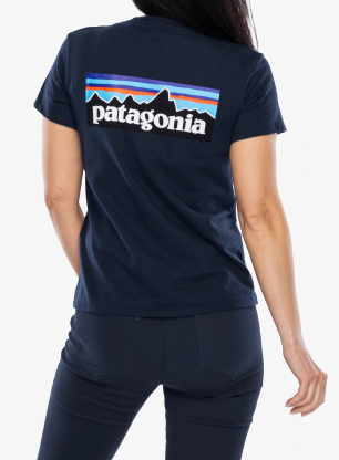 Tricou femei Patagonia P-6 Logo Responsibili-Tee - new navy