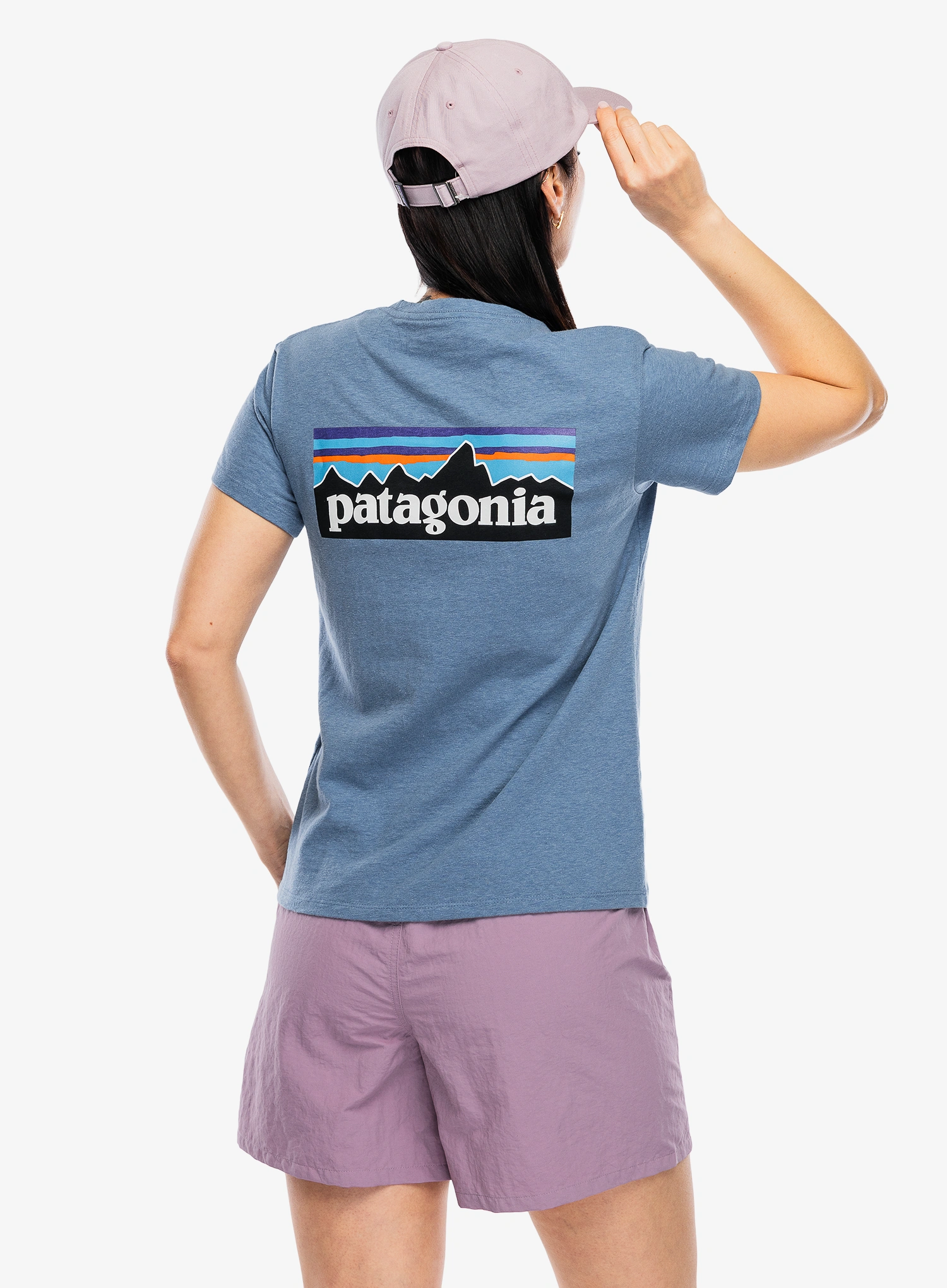 Tricou femei Patagonia P-6 Logo Responsibili-Tee - shore blue
