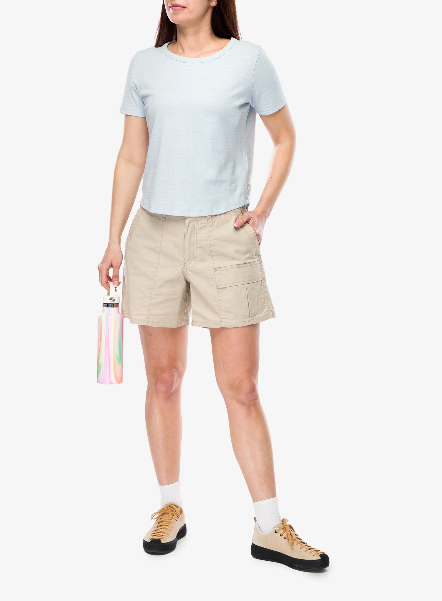 Tricou femei Royal Robbins Vacationer Boxy Tee - skyway str