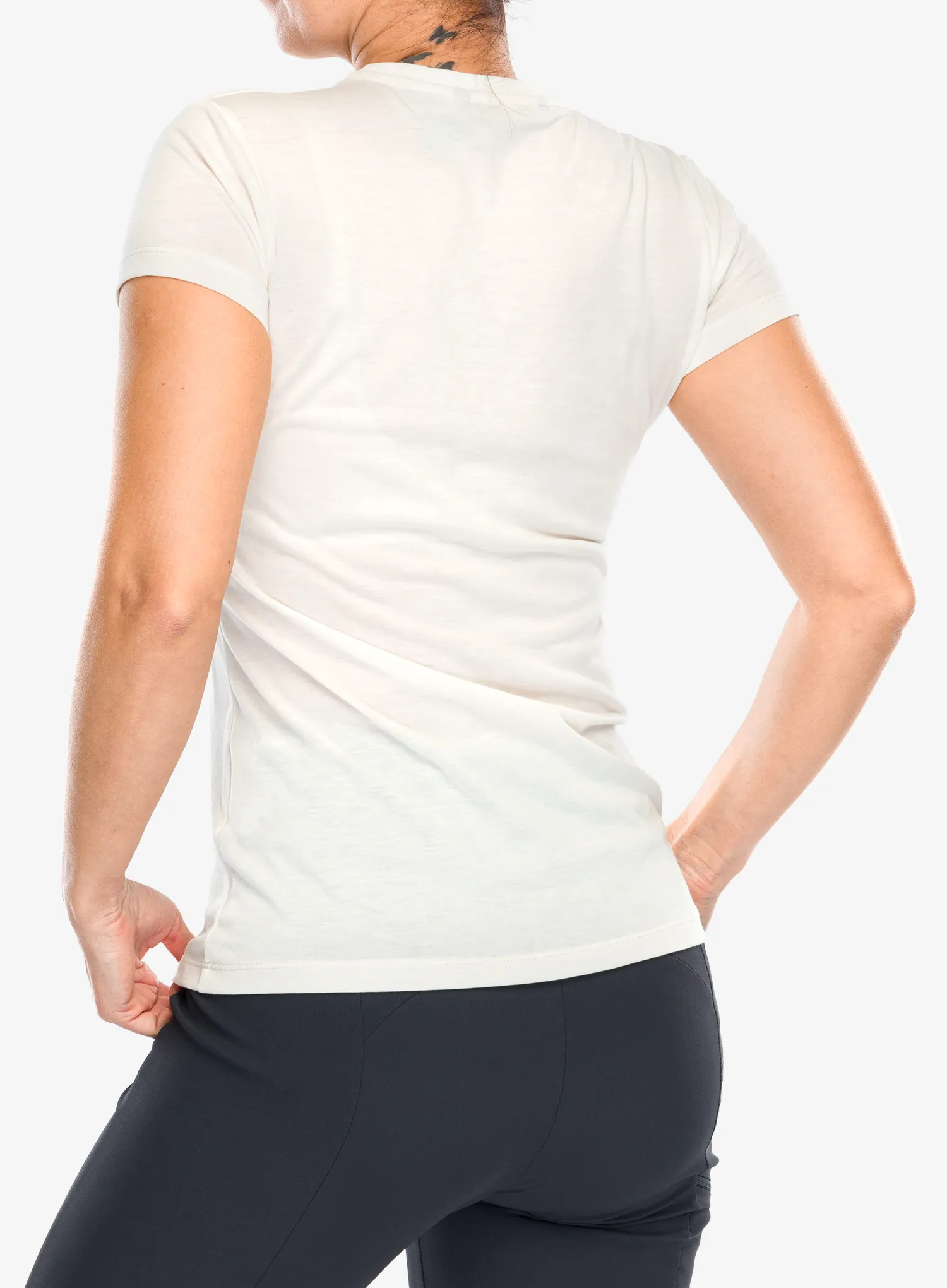 Tricou femei Salewa Solid Dry S/S Tee - white