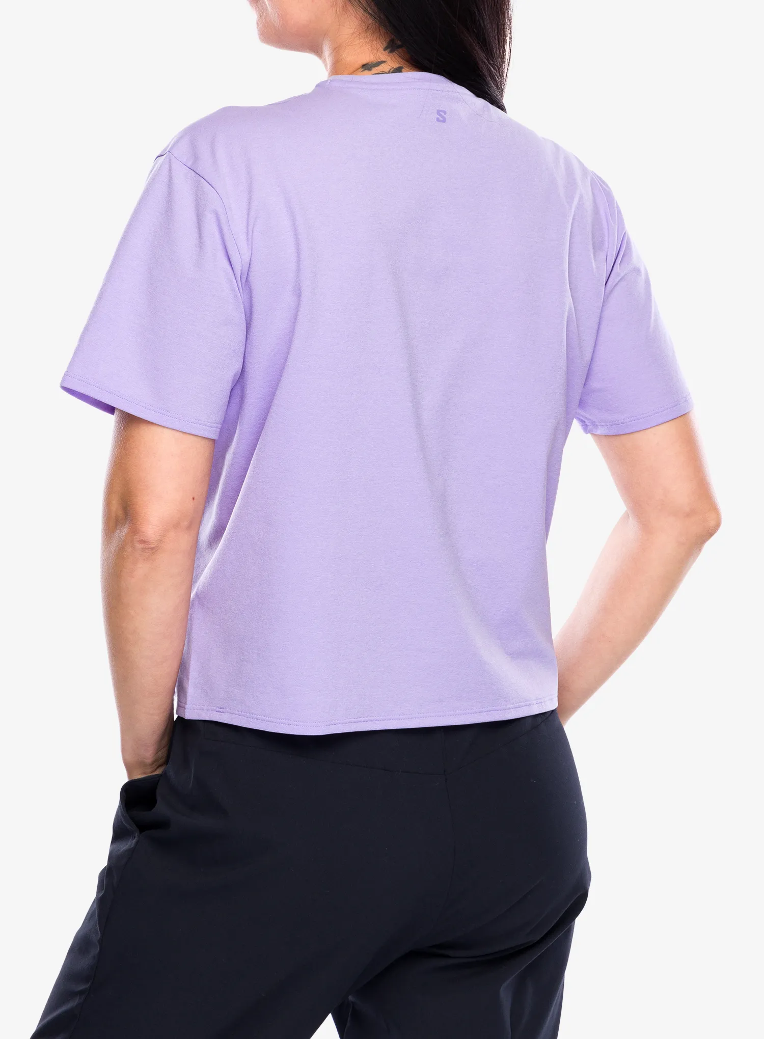 Tricou femei Salomon Trackline S/S Tee - violet tulip