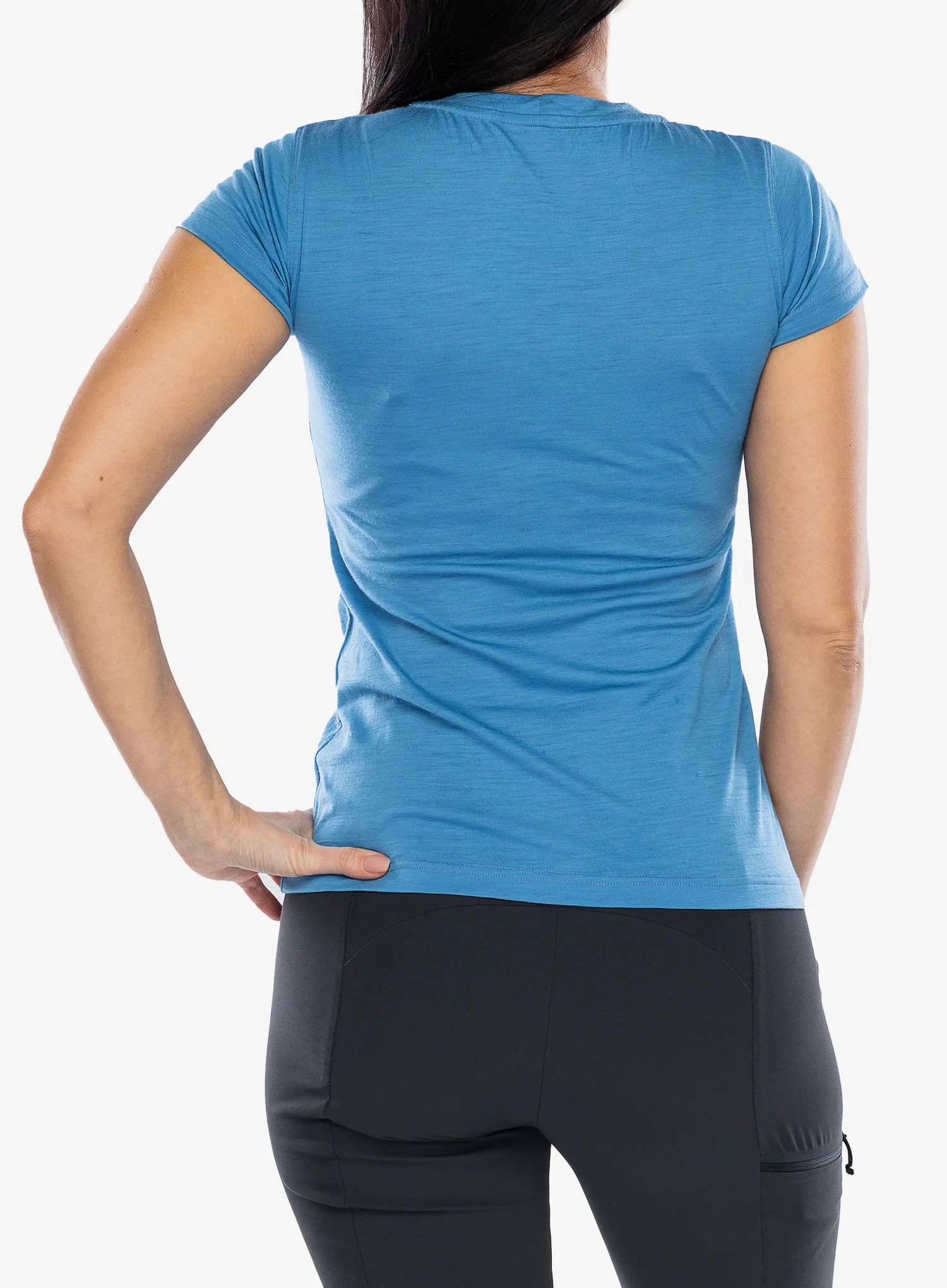Tricou femei Sensor Merino Active PT Tee S/S - blue mountains