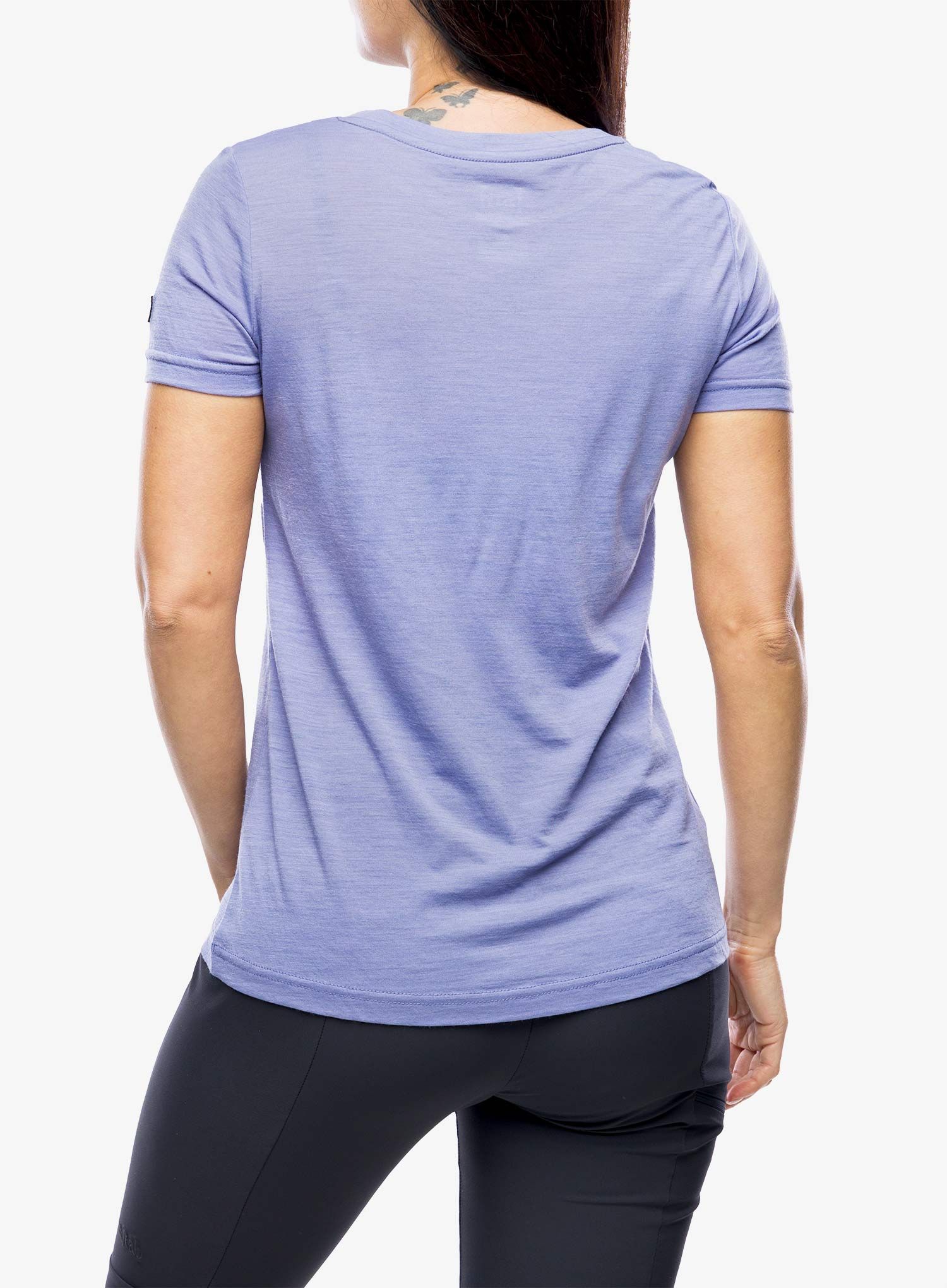 Tricou femei Super.natural Arabesque Tee - blue violet/fresh white
