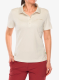 Tricou femei Vaude Essential Polo Shirt - ecru
