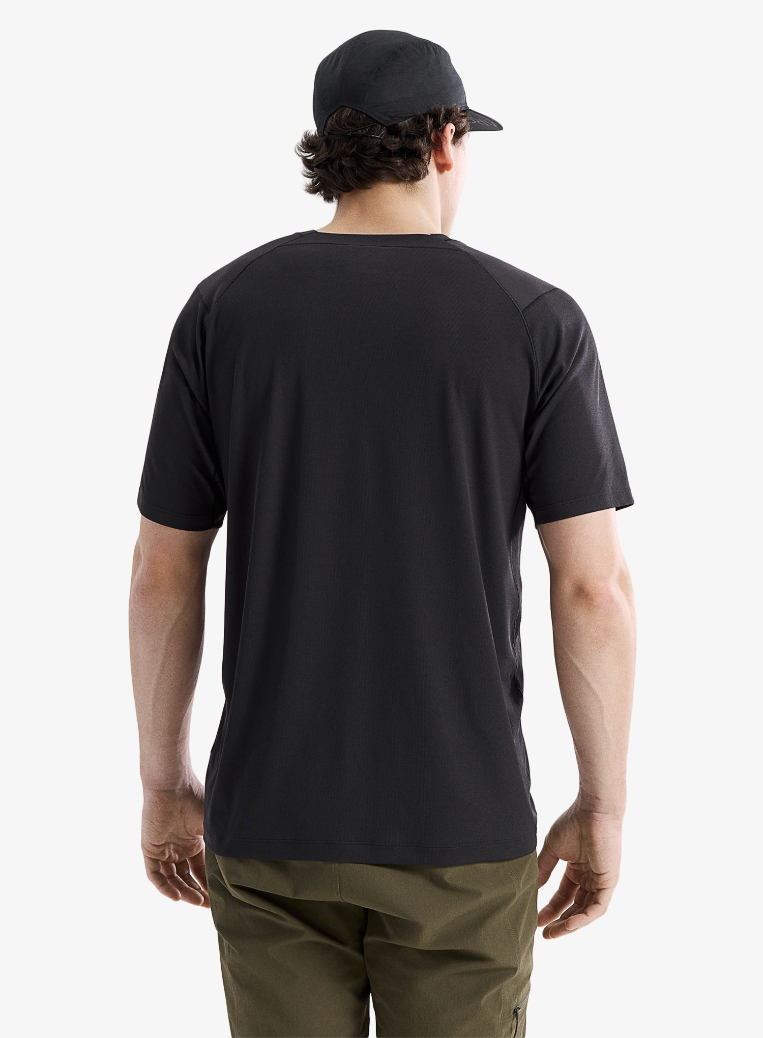 Tricou alergare Arcteryx Cormac Crew SS - black