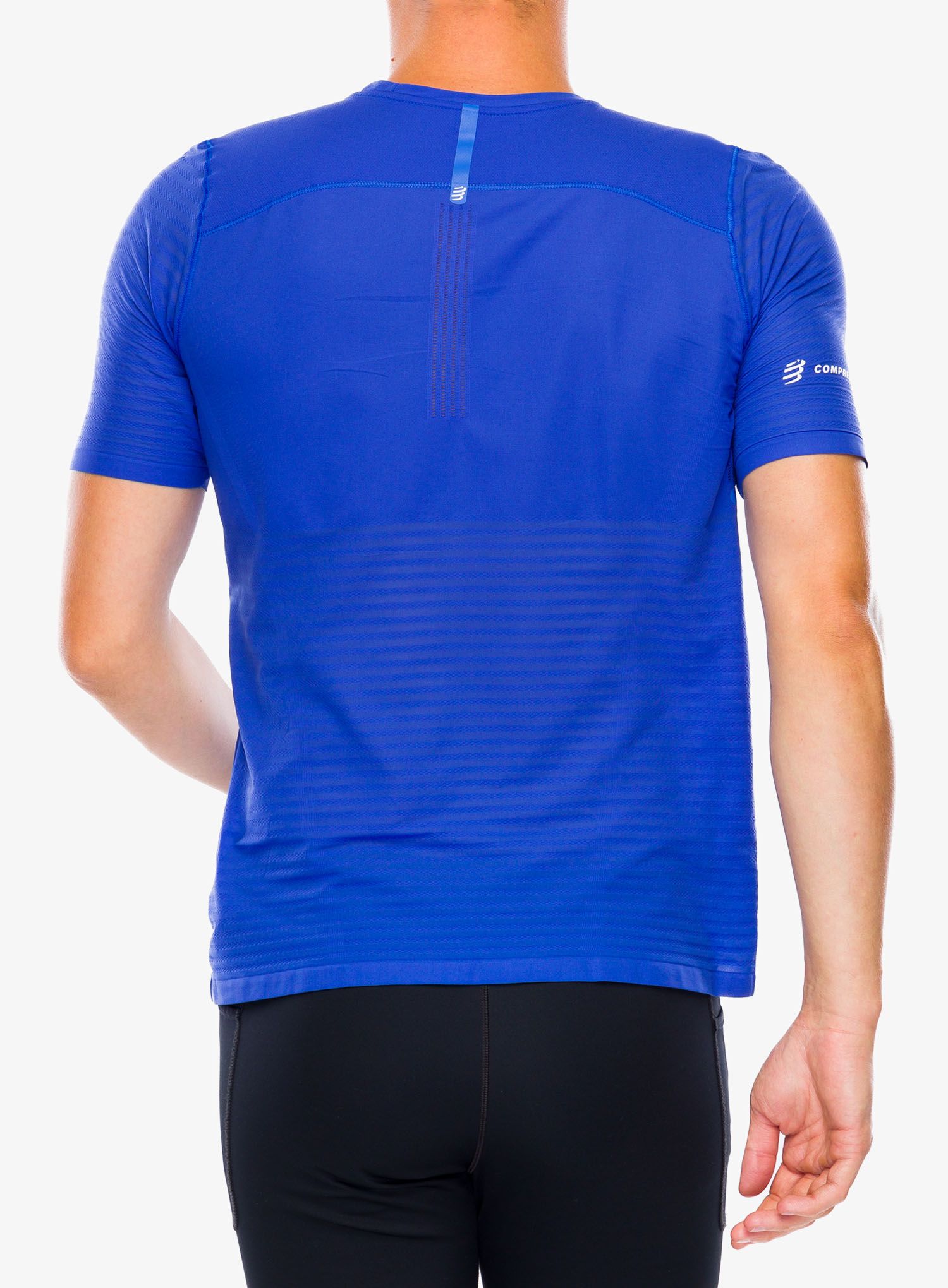 Tricou alergare Compressport Pro Racing S/S Tshirt M - dazz blue