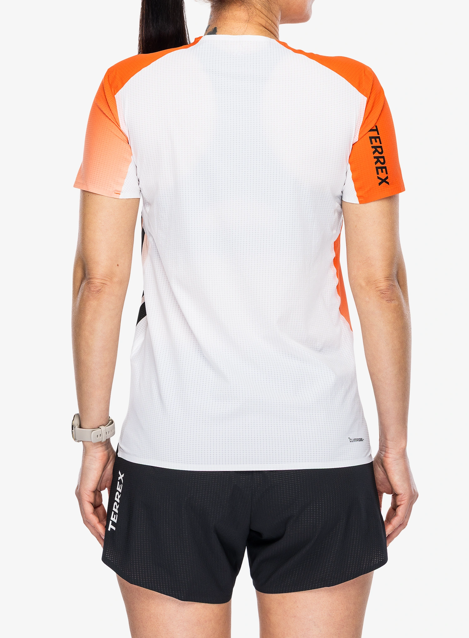 Tricou alergare femei adidas TERREX Xpr Pro Tee - white/semi impact orange