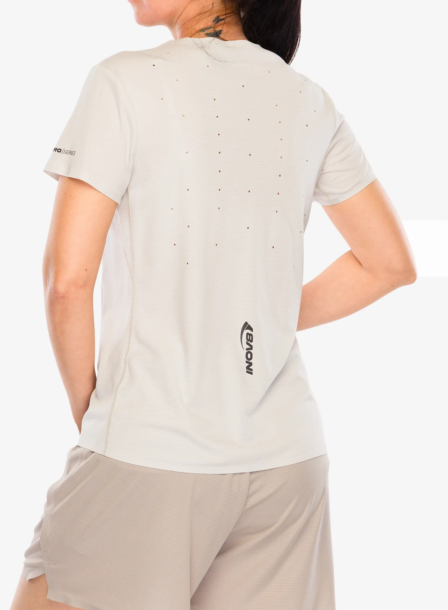 Tricou alergare femei Inov-8 Airlite Pro Short Sleeve T-Shirt - neutral/neutral