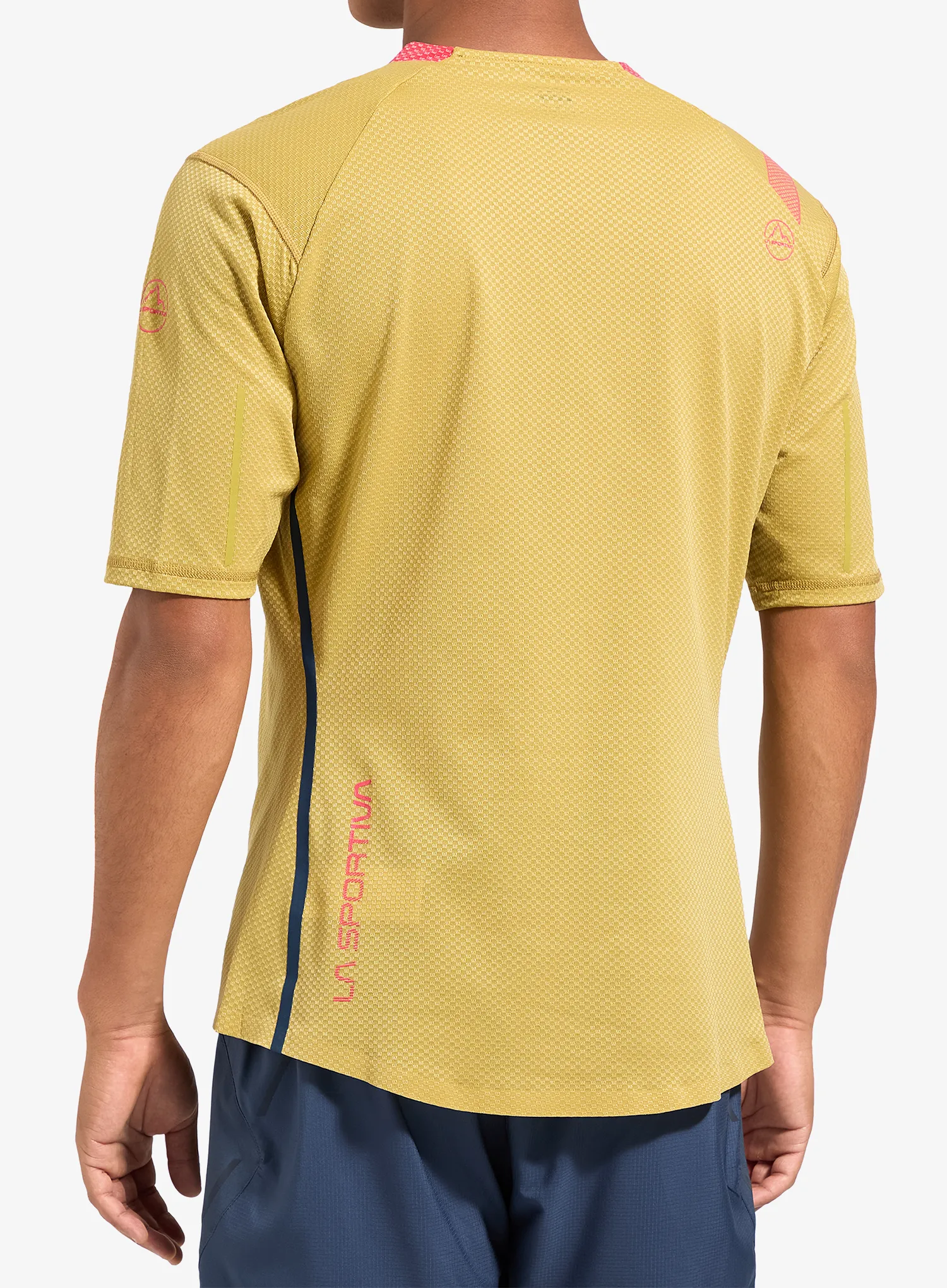 Tricou alergare La Sportiva Trail Bite T-Shirt - savana/mountain red