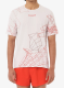 Tricou alergare Salomon S/Lab Speed Tee - lilac ash/fiery red