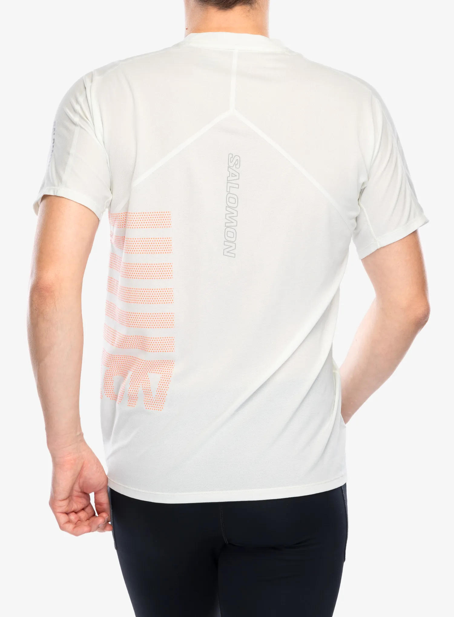 Tricou alergare Salomon Sense Aero S/S Tee GFX - icicle