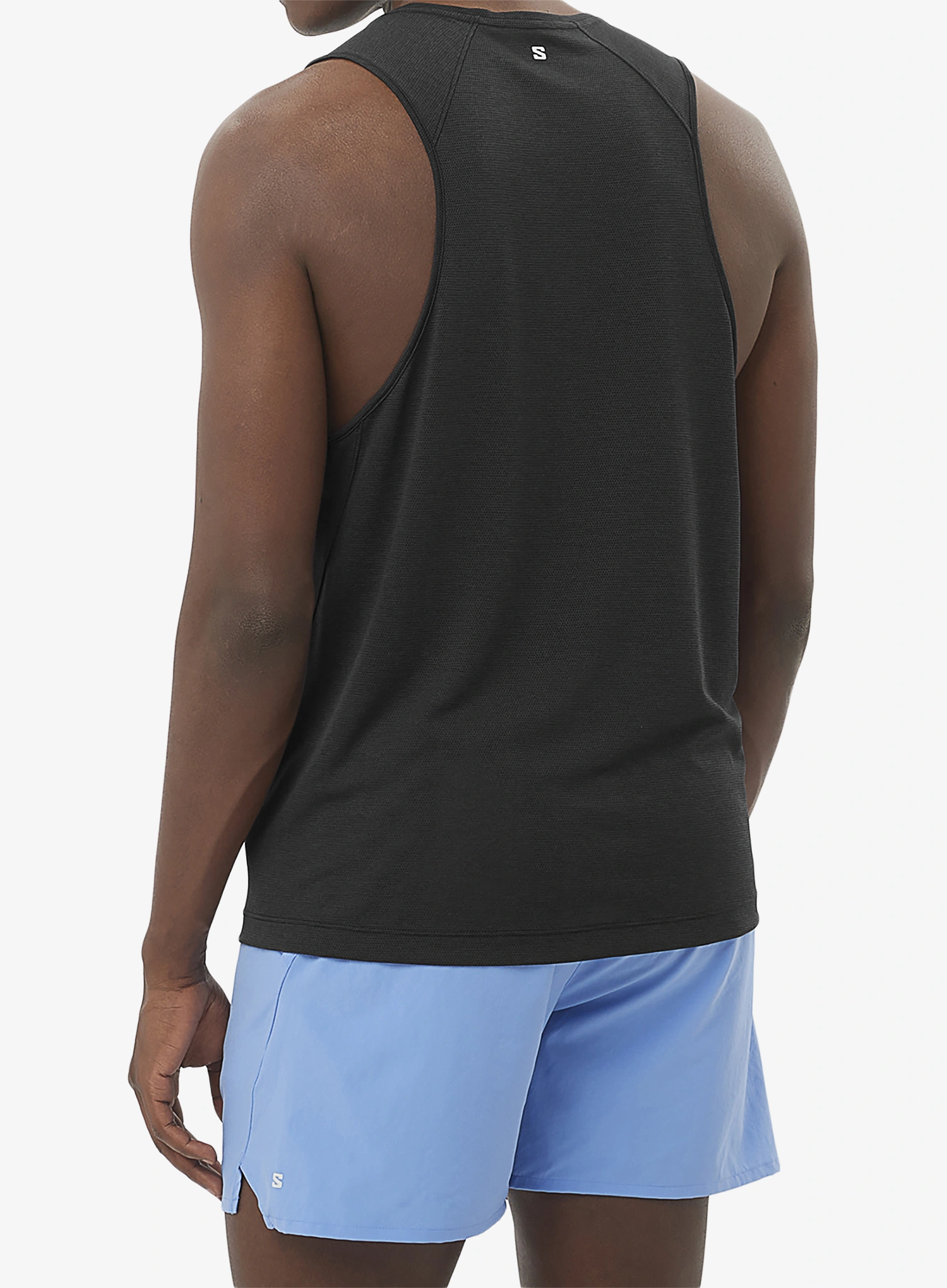 Tricou alergare Salomon Shkout Core Tank - deep black