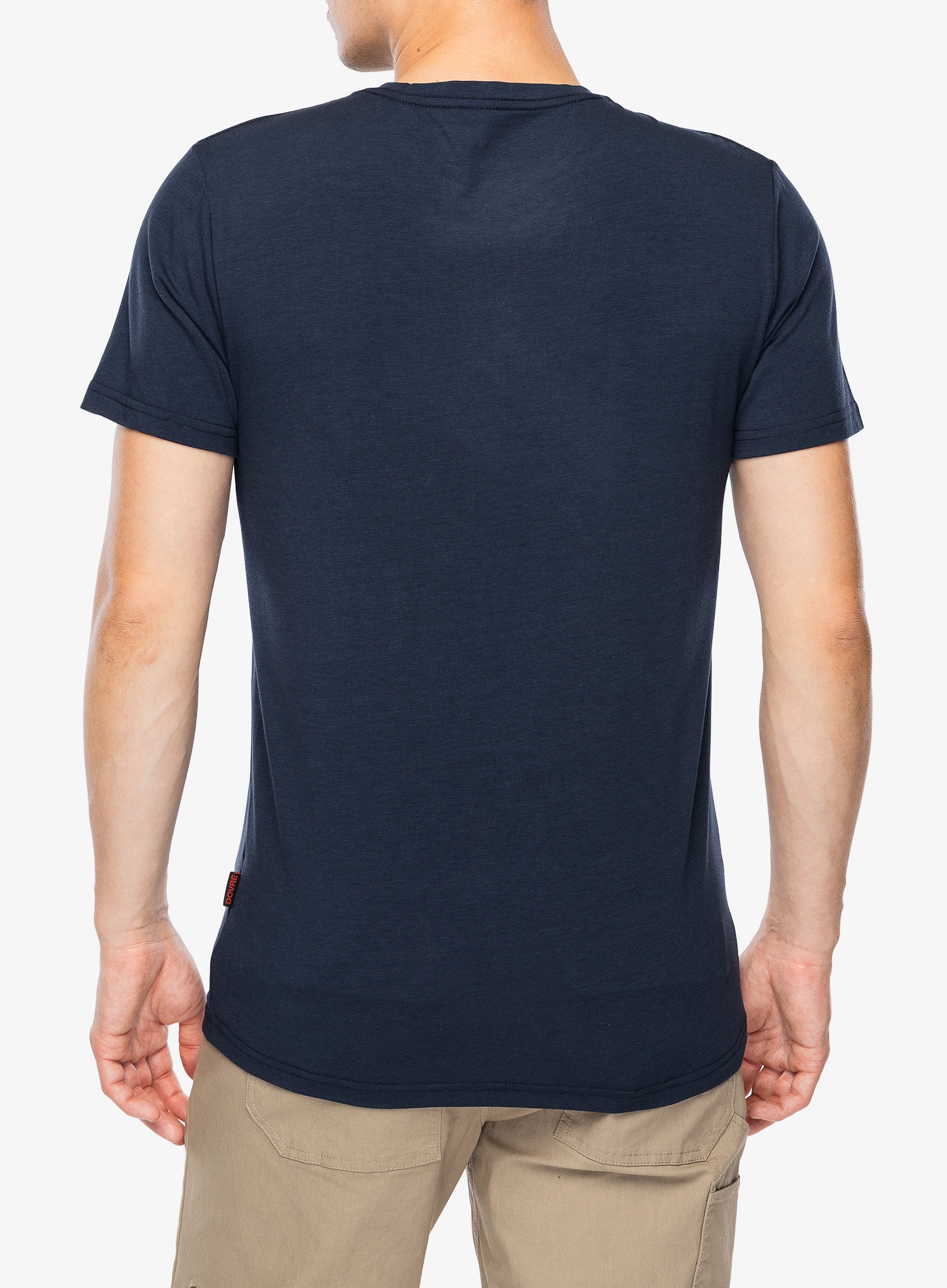 Tricou Dovre O-neck Bamboo Viscose T-shirt - navy