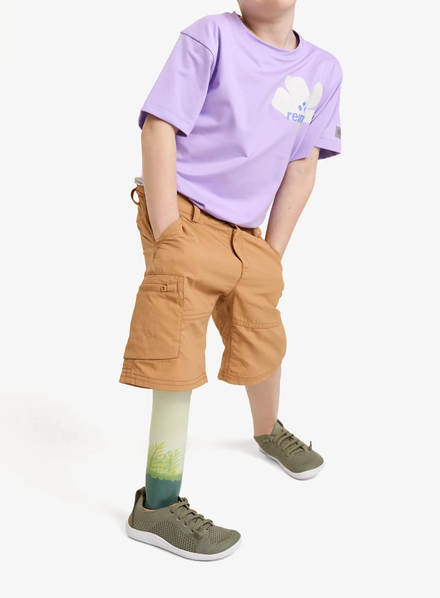 Tricou pentru copii Reima Siirtyy - blooming lilac