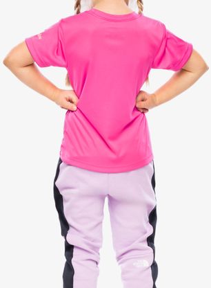 Tricou pentru fete Columbia Mirror Creek Short Sleeve Graphic Shirt - pink ice/graphic
