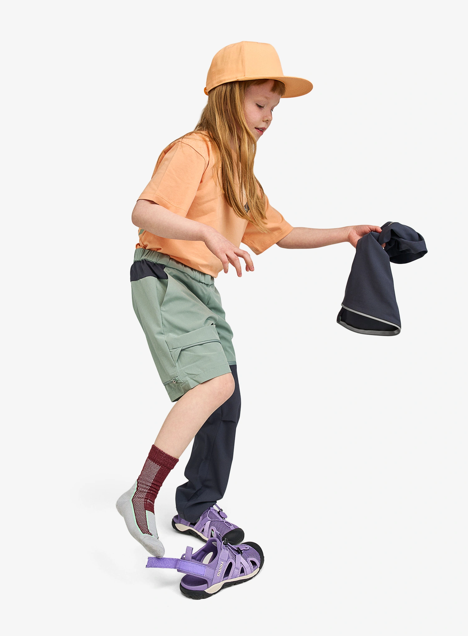 Tricou pentru fete Reima Ikioma - apricot