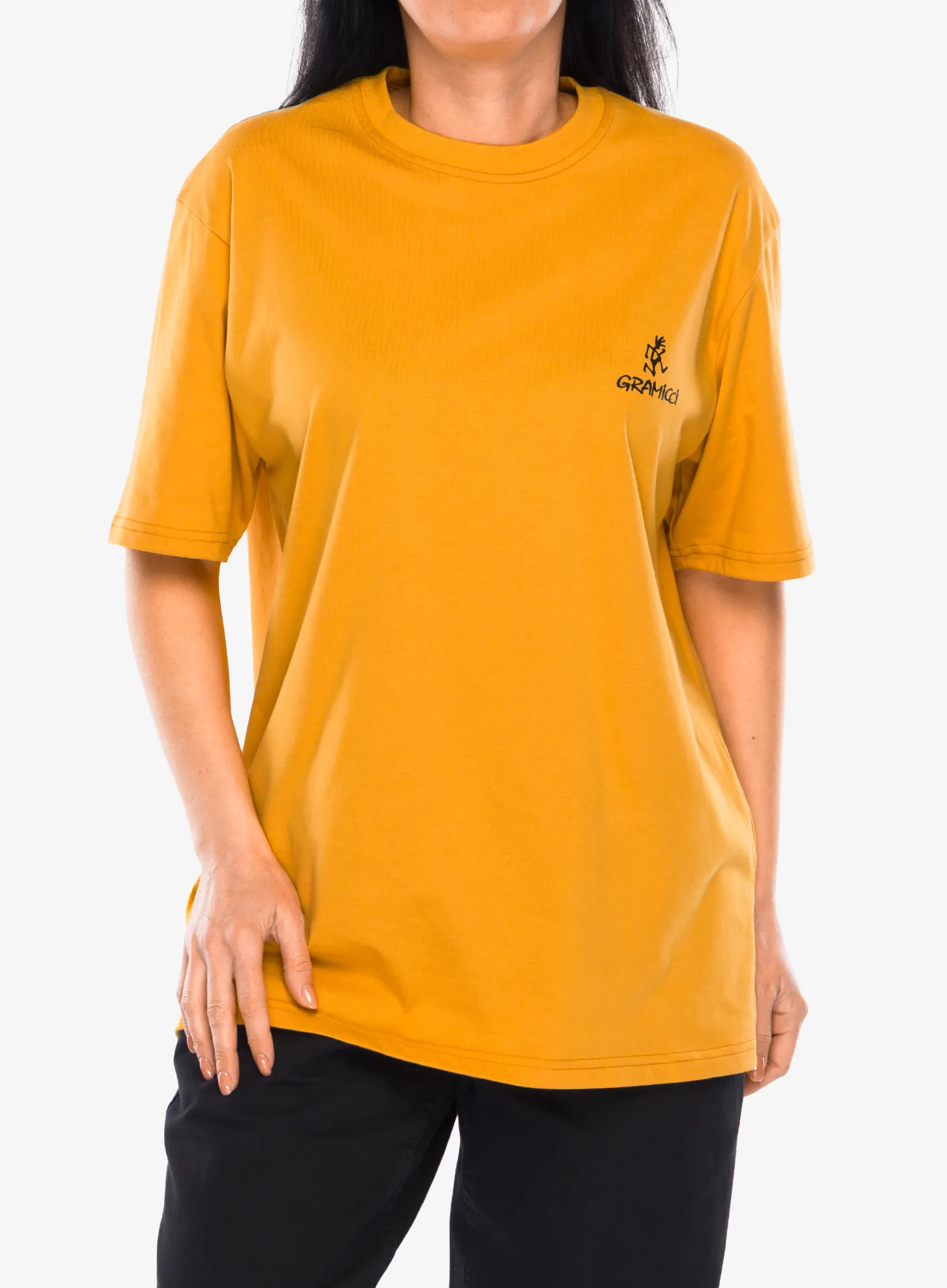 Tricou Gramicci One Point Logo Tee - mustard