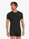 Tricou barbati Icebreaker Anatomica S/S Crewe - black/monsoon