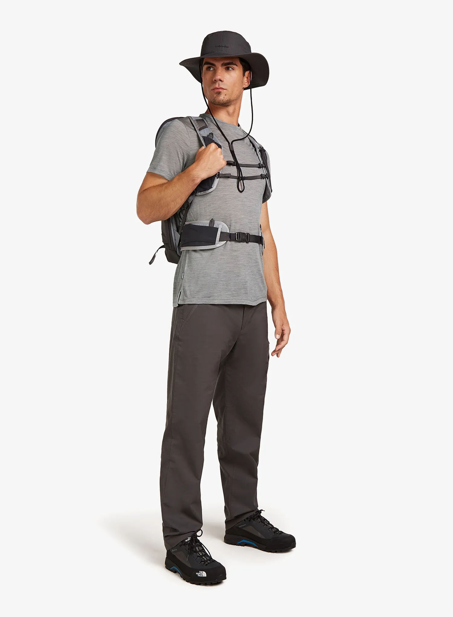 Tricou Icebreaker Merino 125 Cool-Lite Sphere III SS Tee - metro hthr