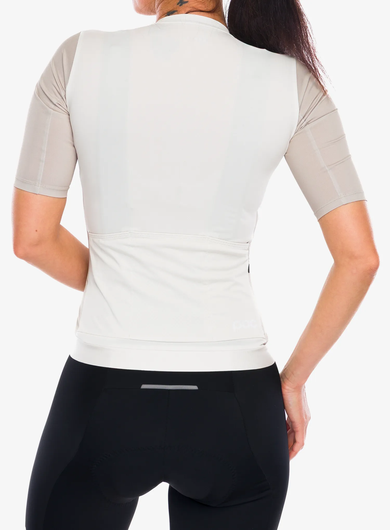 Tricou ciclism femei POC Cadence Jersey - okenite off white