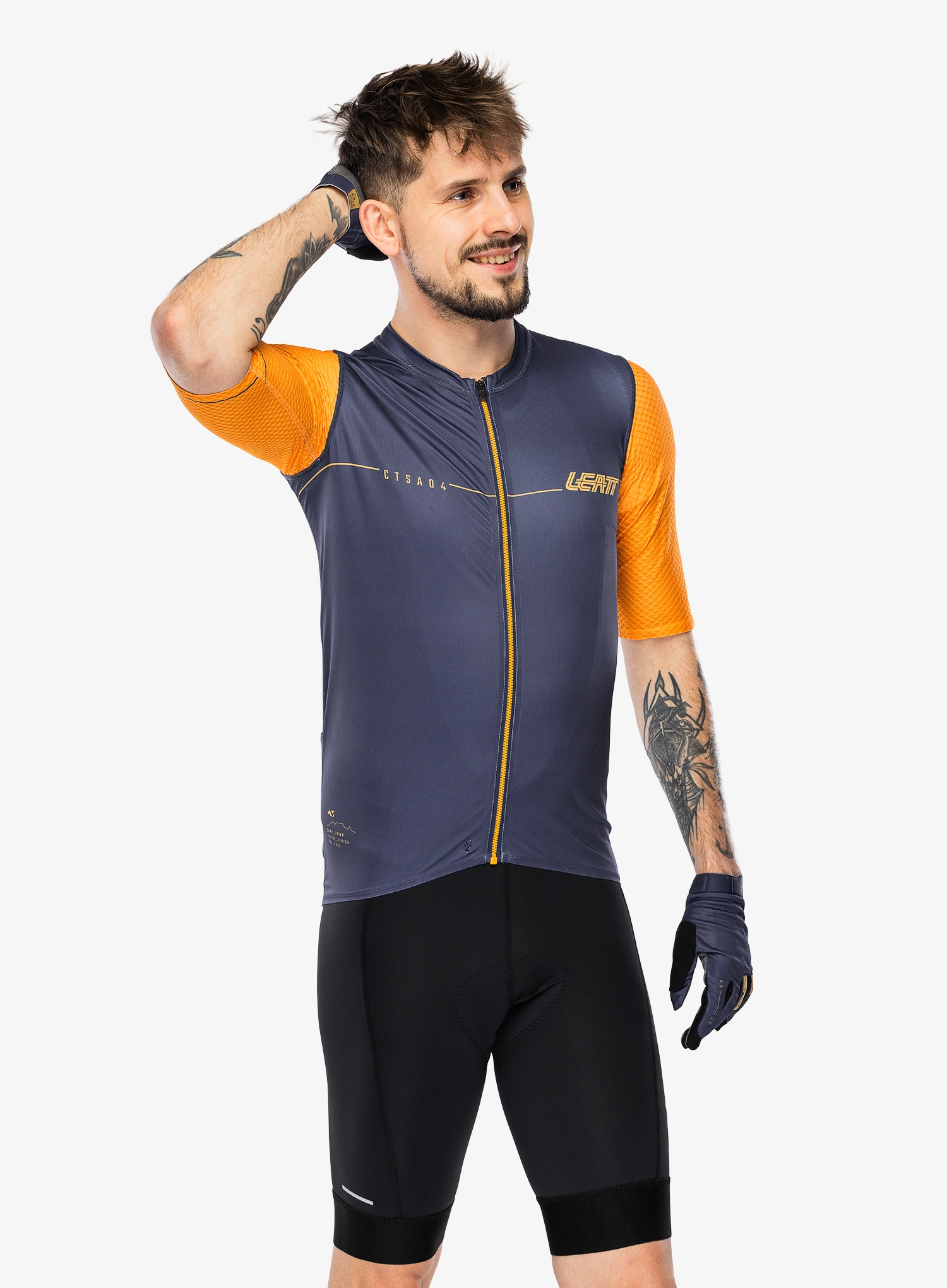 Tricou Leatt Jersey MTB Endurance 6.0 - galaxy blue