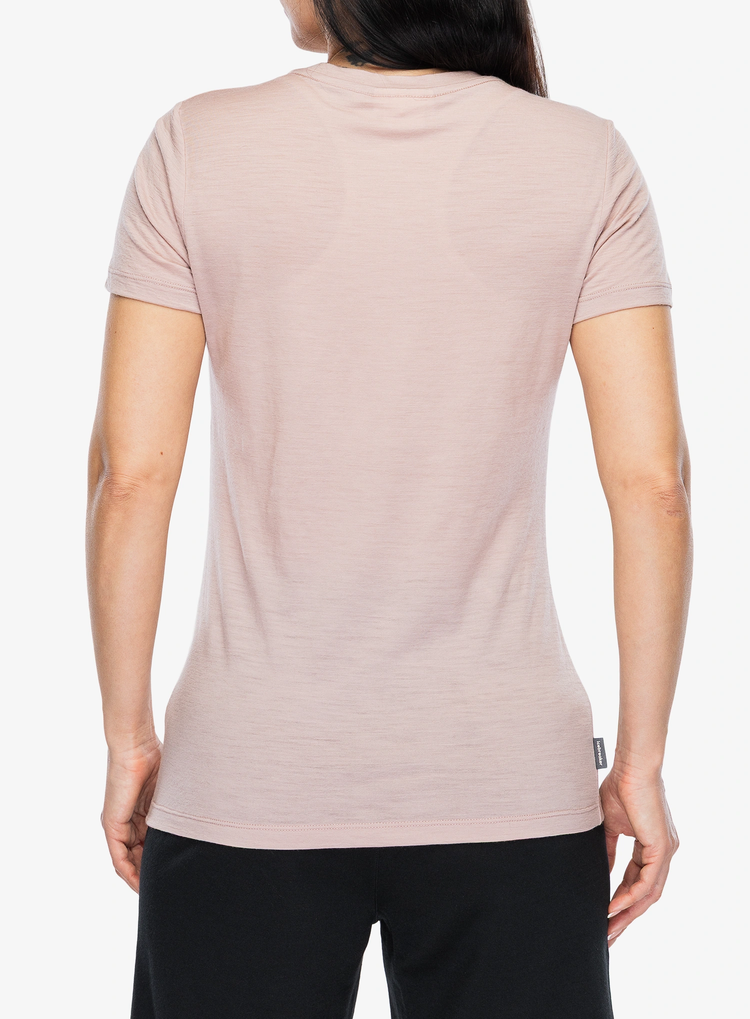 Tricou cu lana merinos femei Icebreaker Merino 150 Tech Lite III SS Tee - pink quartz