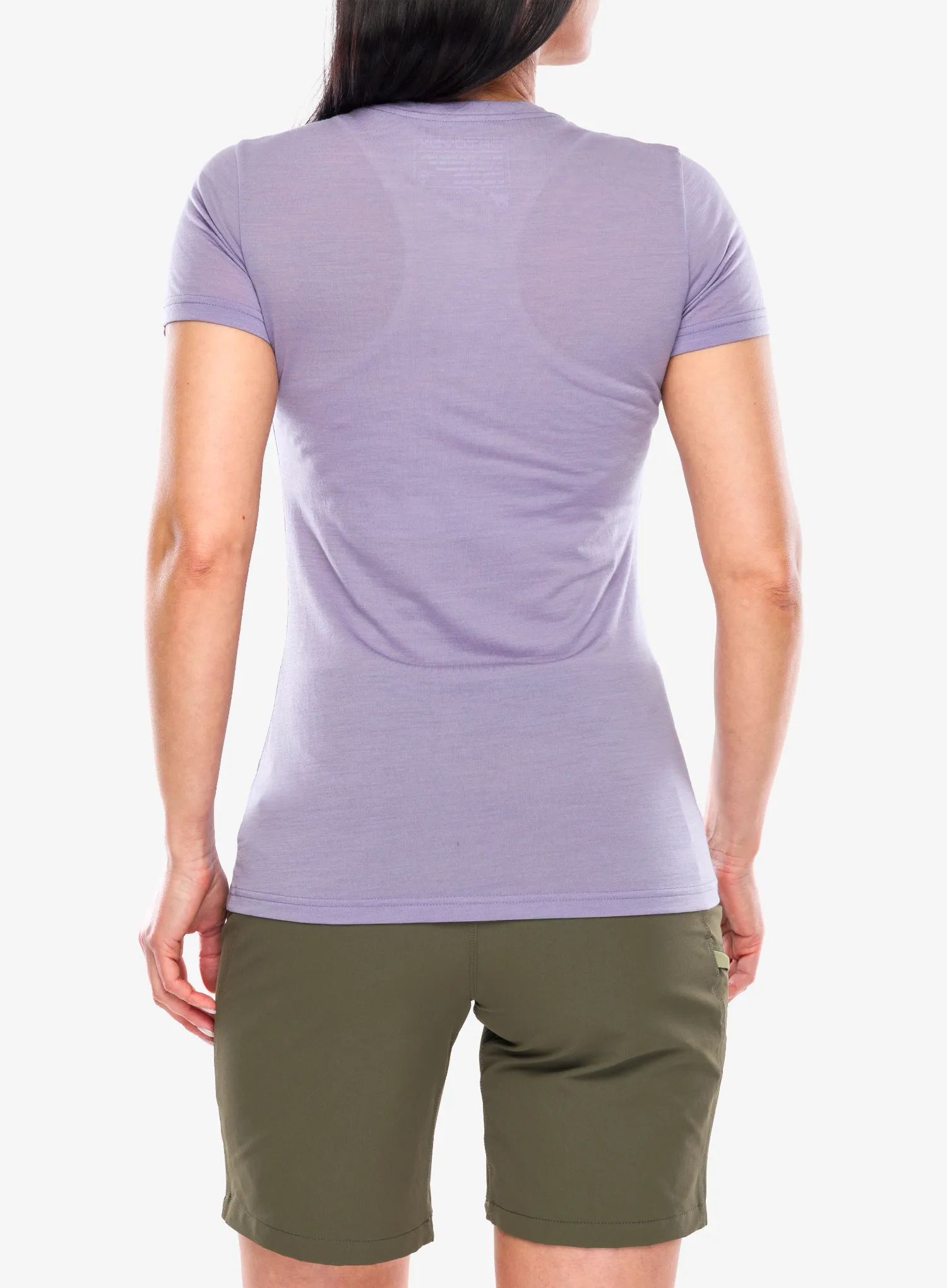 Tricou cu lana merinos femei Ortovox 150 Cool Mountain TS - lush lavender
