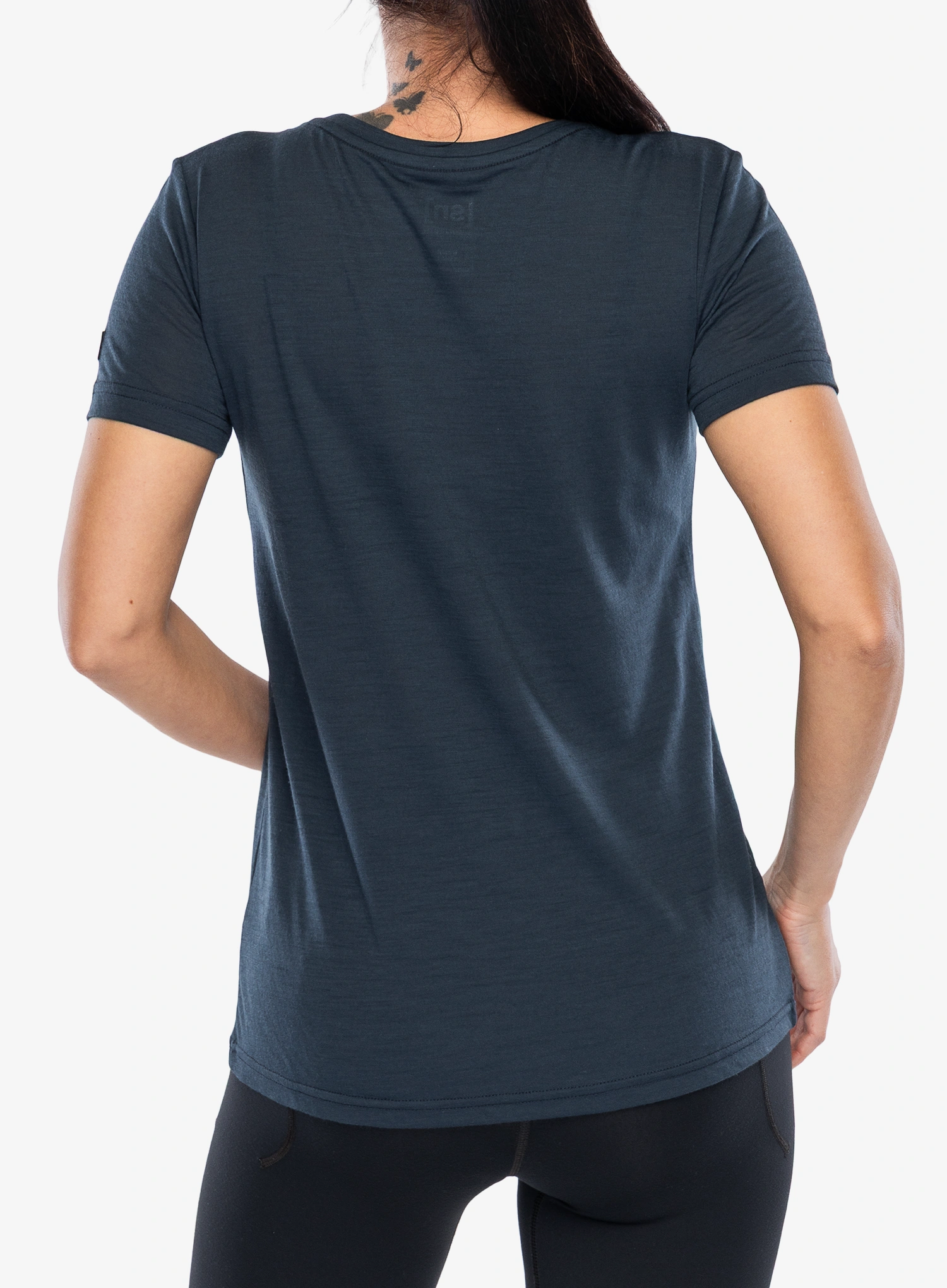 Tricou cu lana merinos femei Super.natural Berggluck Tee - blueberry/cooper