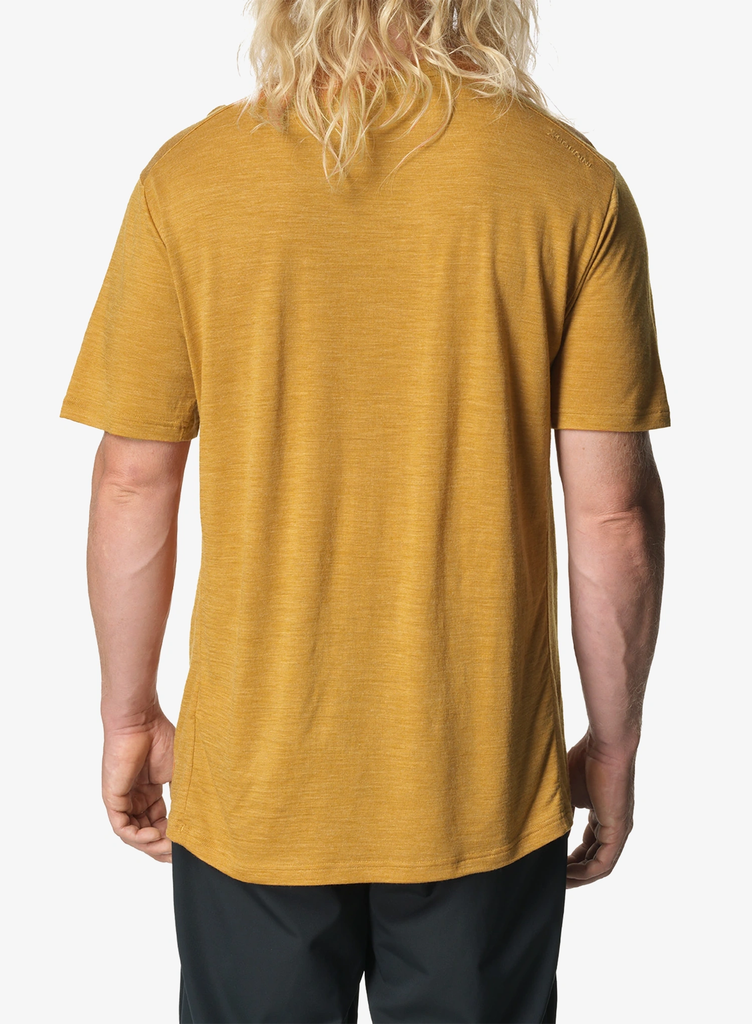 Tricou lana merinos Houdini Activist Tee - greenish gold