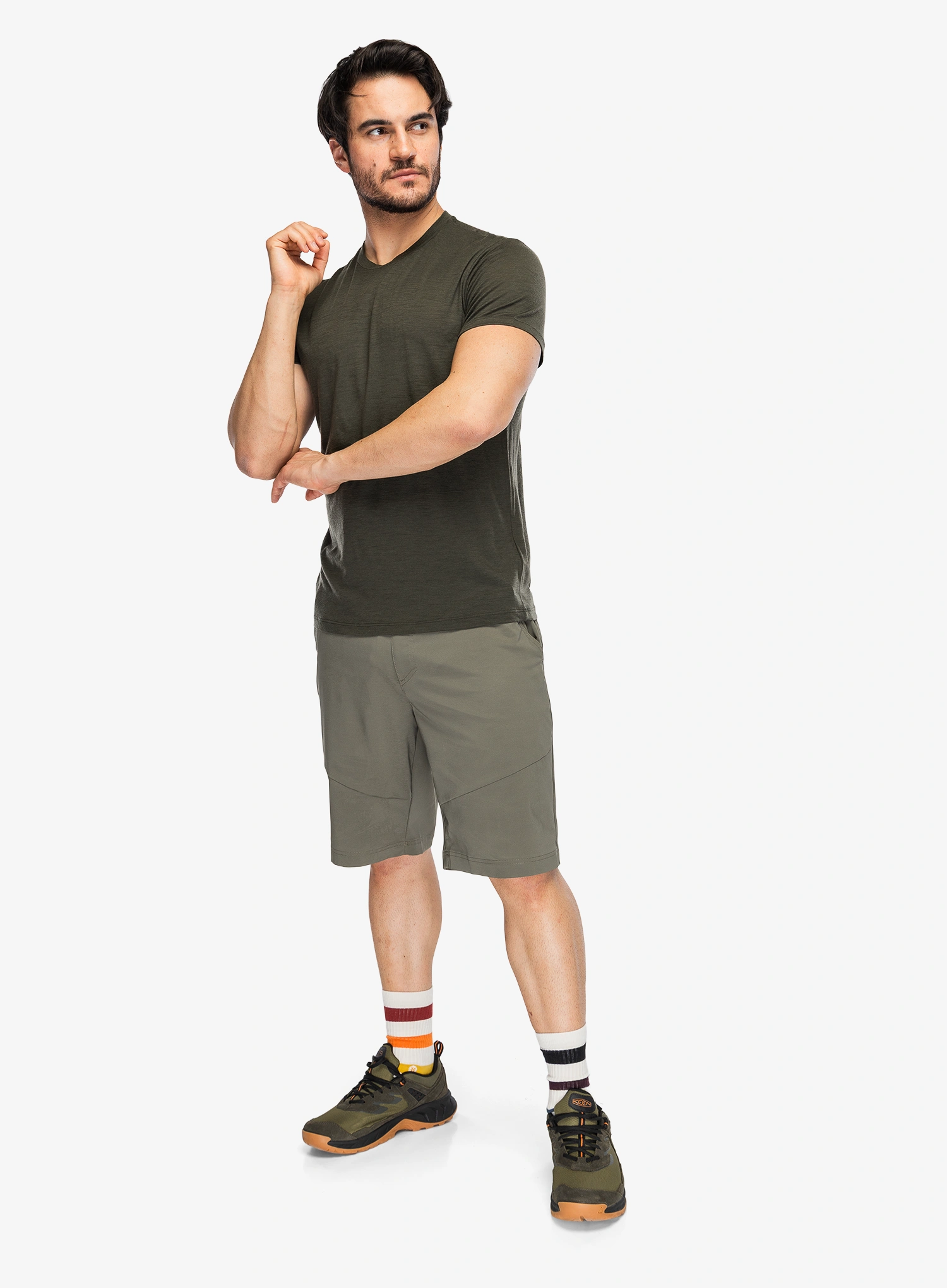 Tricou lana merinos Icebreaker Merino 150 Tech Lite III SS Tee - dk loden