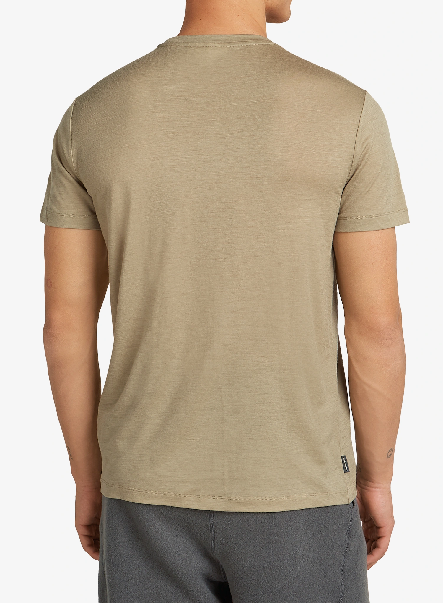 Tricou lana merinos Icebreaker Merino 150 Tech Lite III SS Tee - flagstone