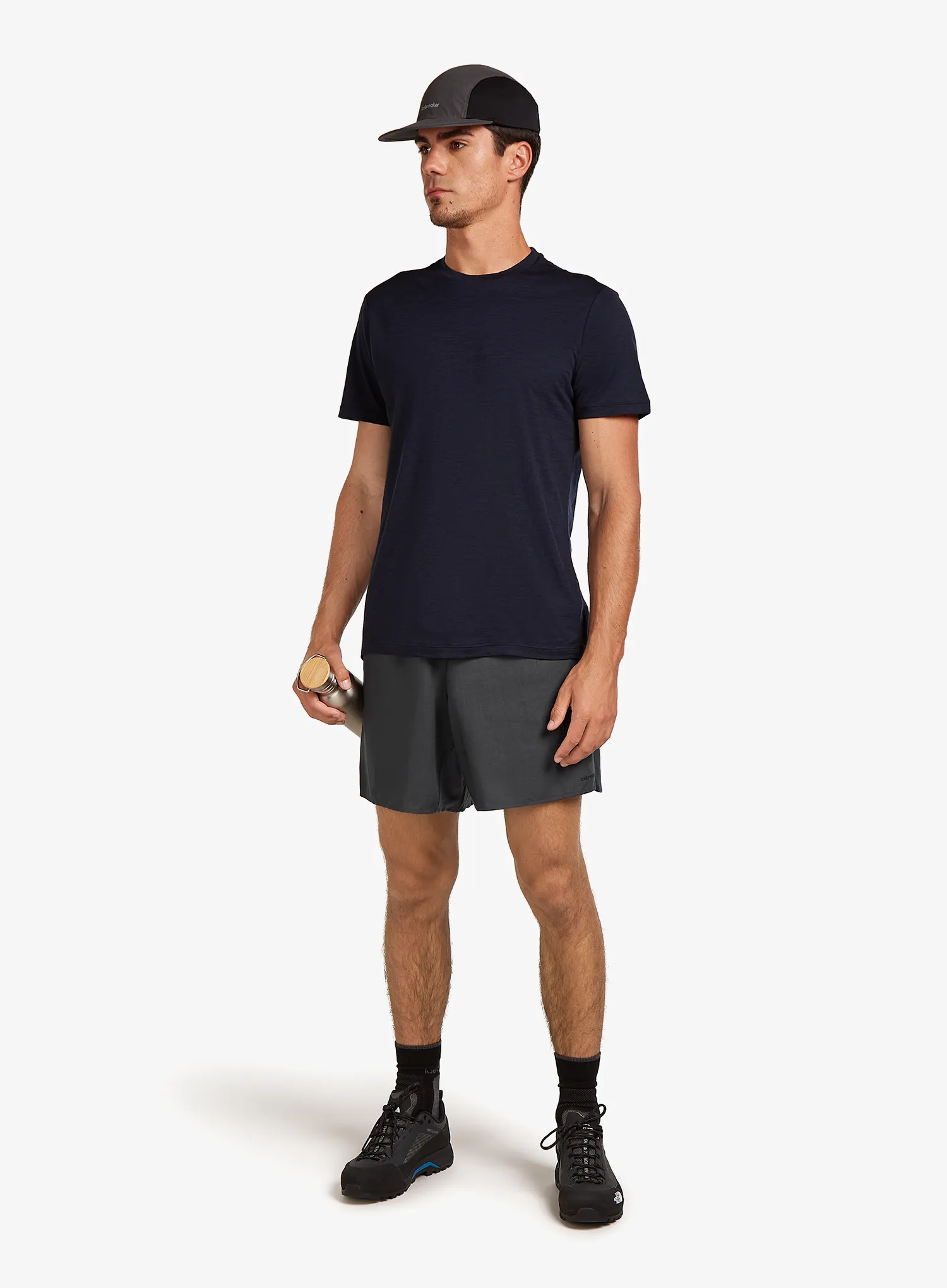 Tricou lana merinos Icebreaker Merino 150 Tech Lite III SS Tee - midnight navy
