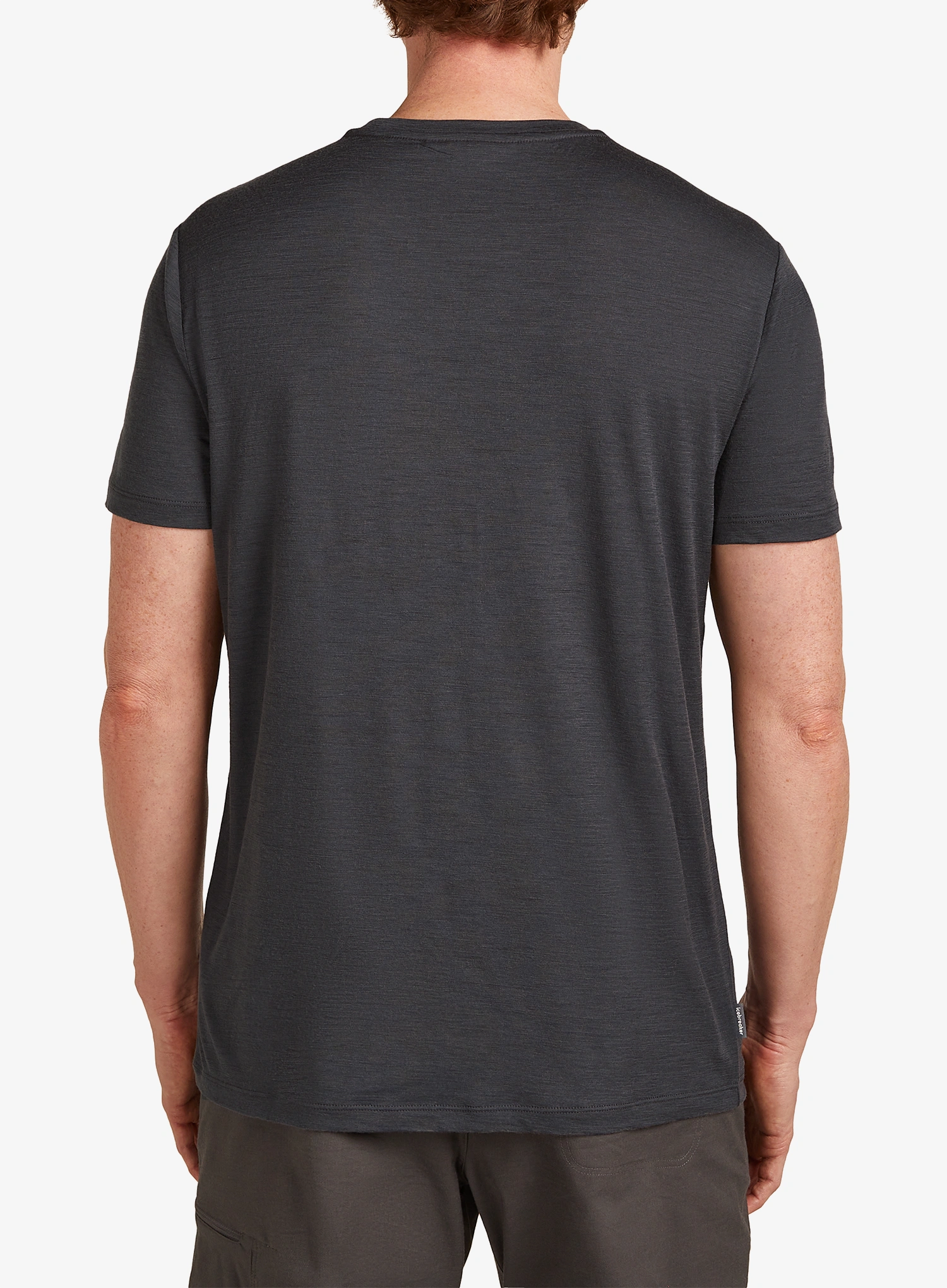 Tricou lana merinos Icebreaker Merino 150 Tech Lite SS Tee The Climb - obsidian