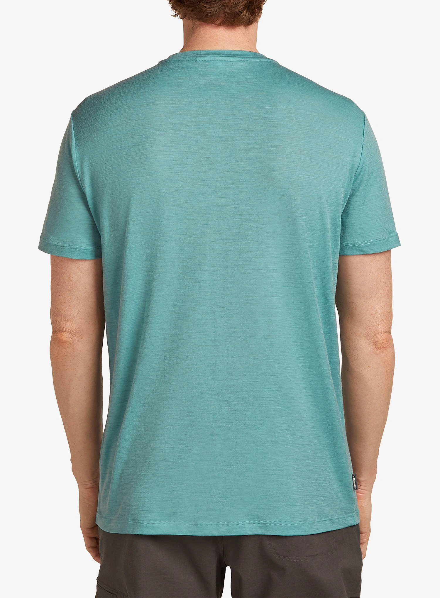 Tricou lana merinos Icebreaker Merino 150 Tech Lite SS Tee The Peaks - hydro