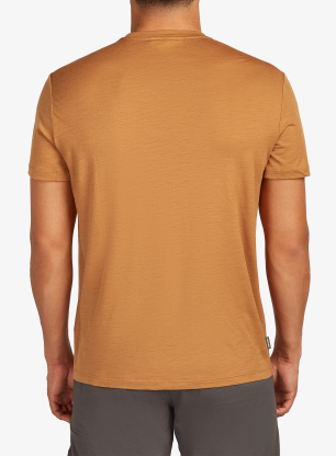 Tricou lana merinos Icebreaker Merino 150 Tech Lite SS Tee The Peaks - trail