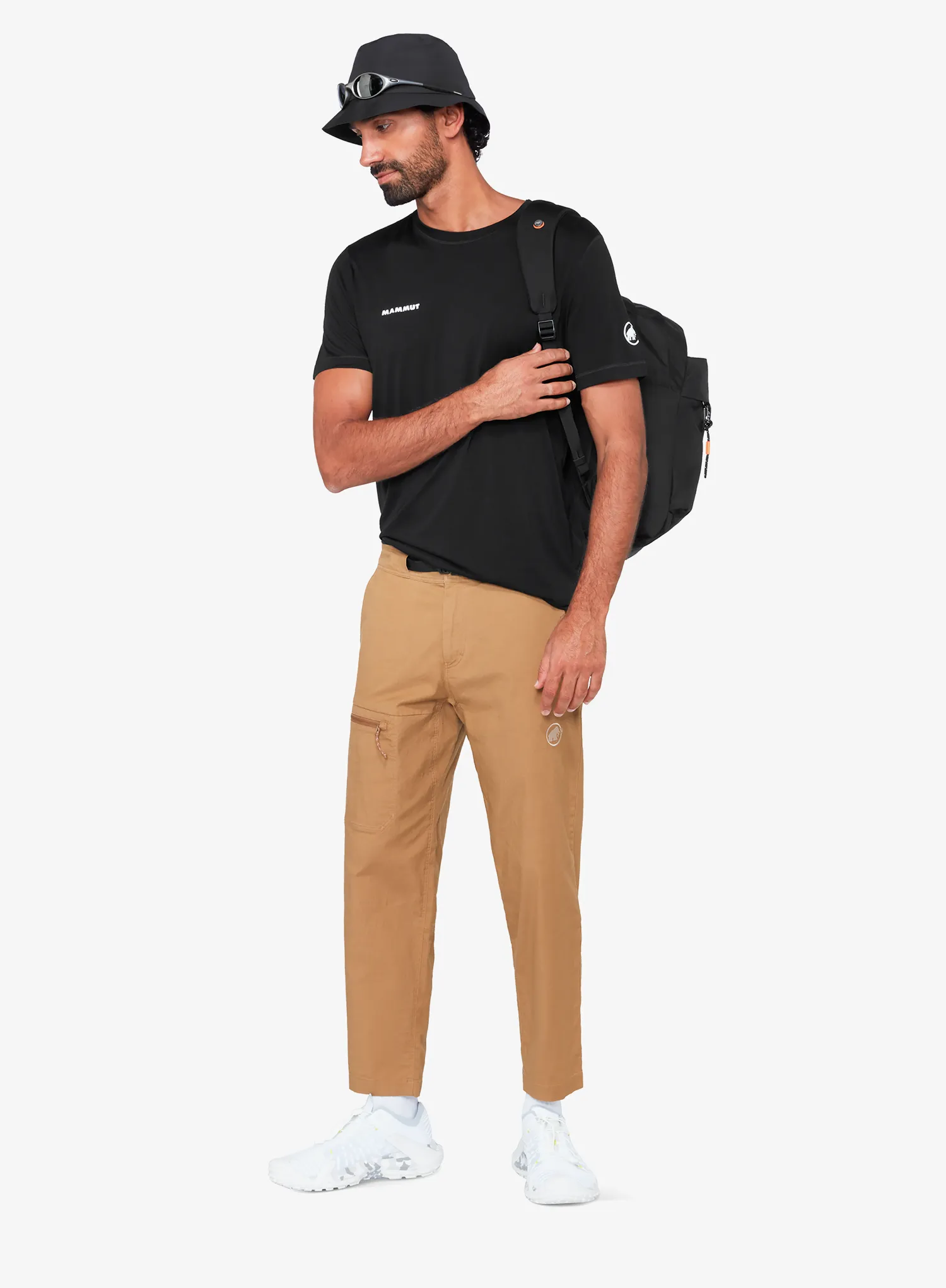 Tricou lana merinos Mammut Tree Wool FL T-Shirt - black/black