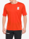 Tricou lana merinos Ortovox 140 Cool Mtn Gradient TS - hot orange