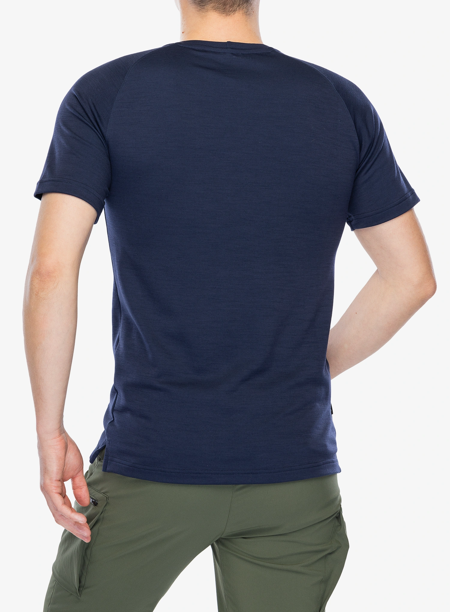 Tricou lana merinos Sensor Merino Blend Moon SS Tee - deep blue