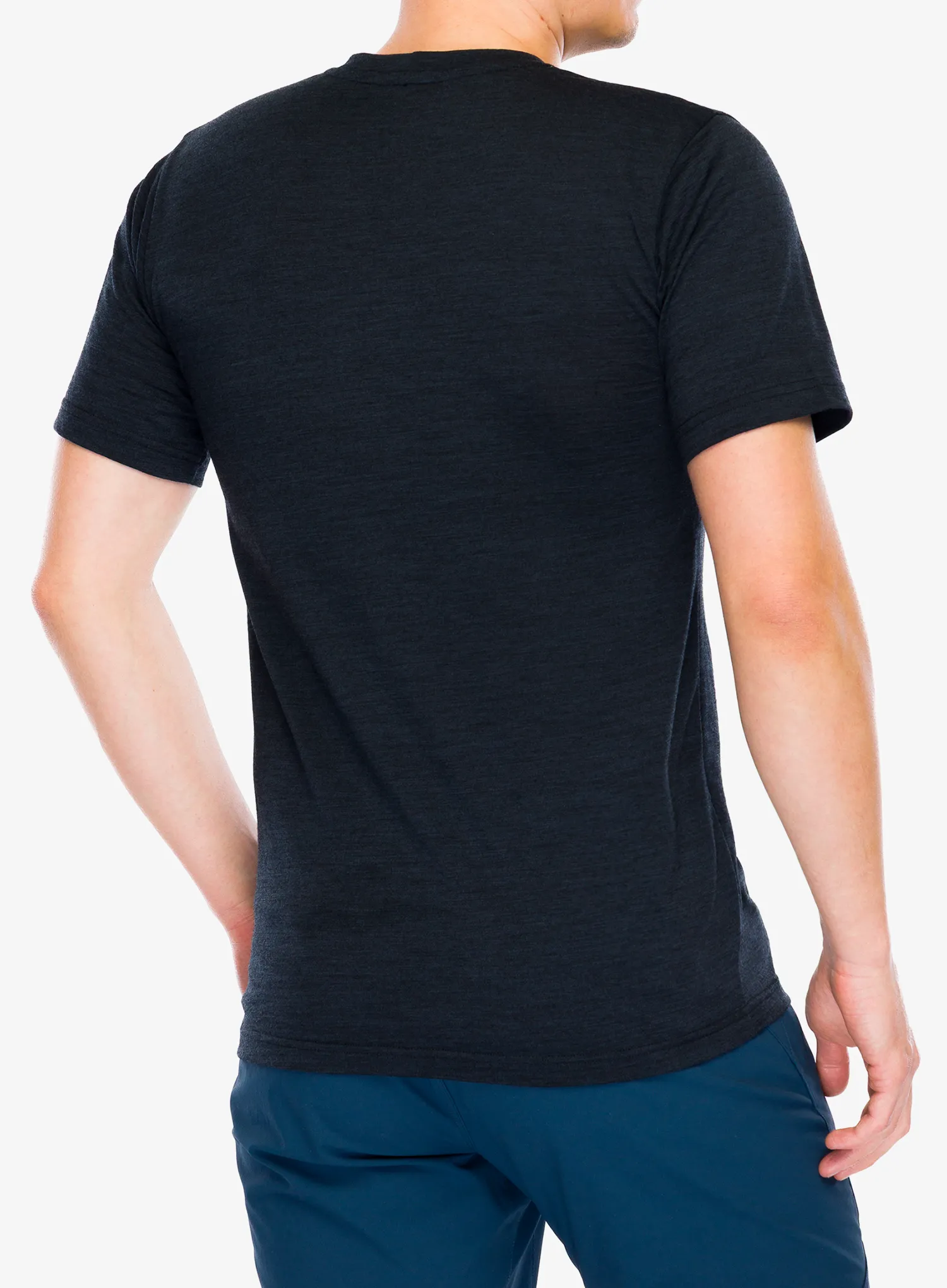 Tricou lana merinos Sensor Merino Cordura SS Tee - black