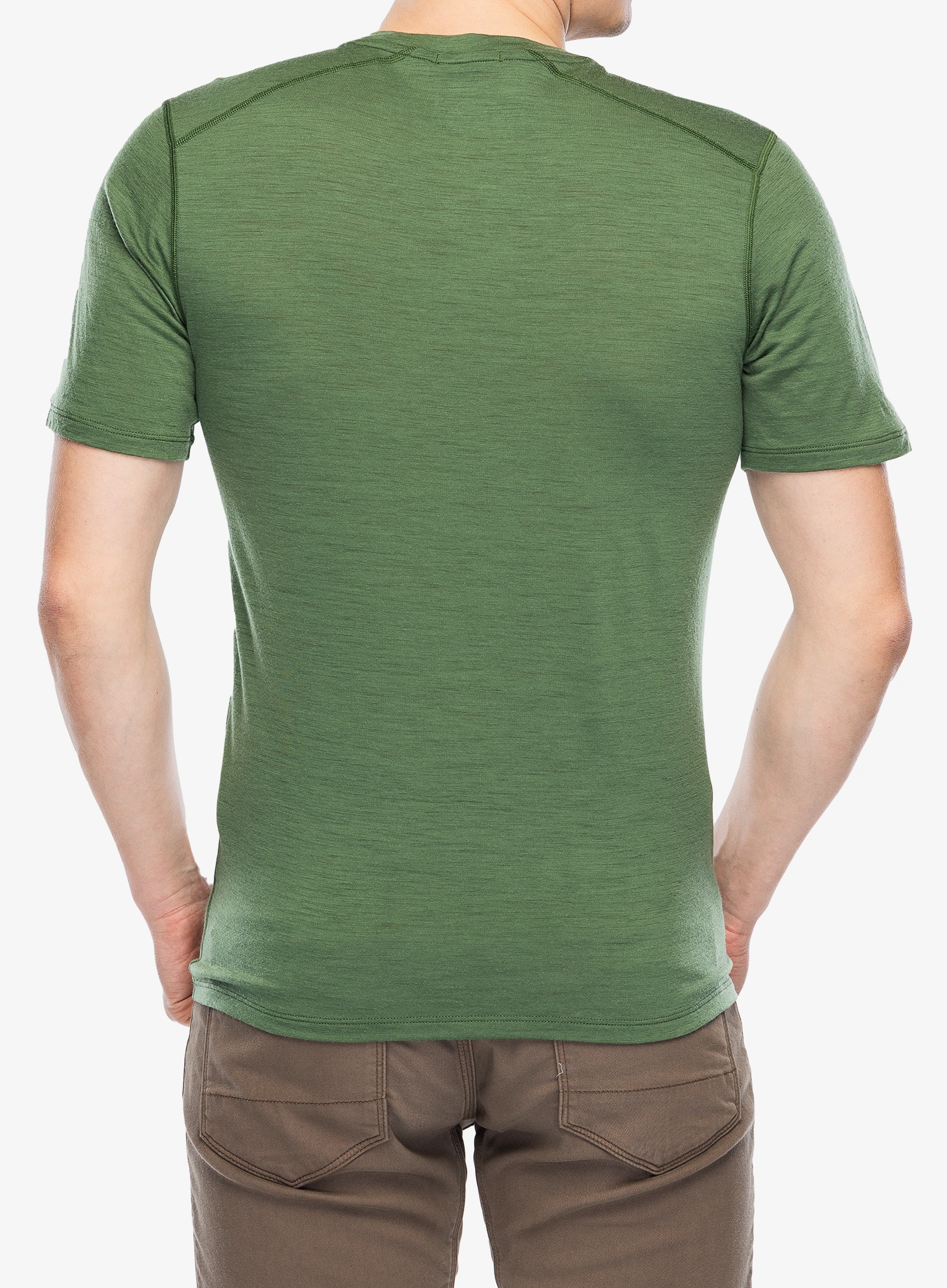Tricou lana merinos Smartwool Merino Short Sleeve Tee Boxed - fern green