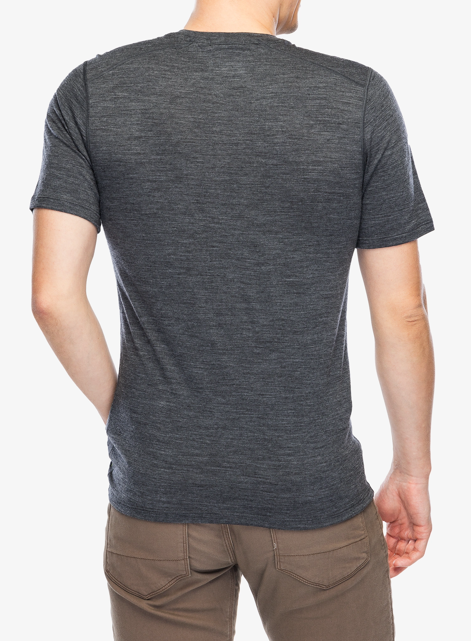 Tricou lana merinos Smartwool Merino Short Sleeve Tee Boxed - iron heather