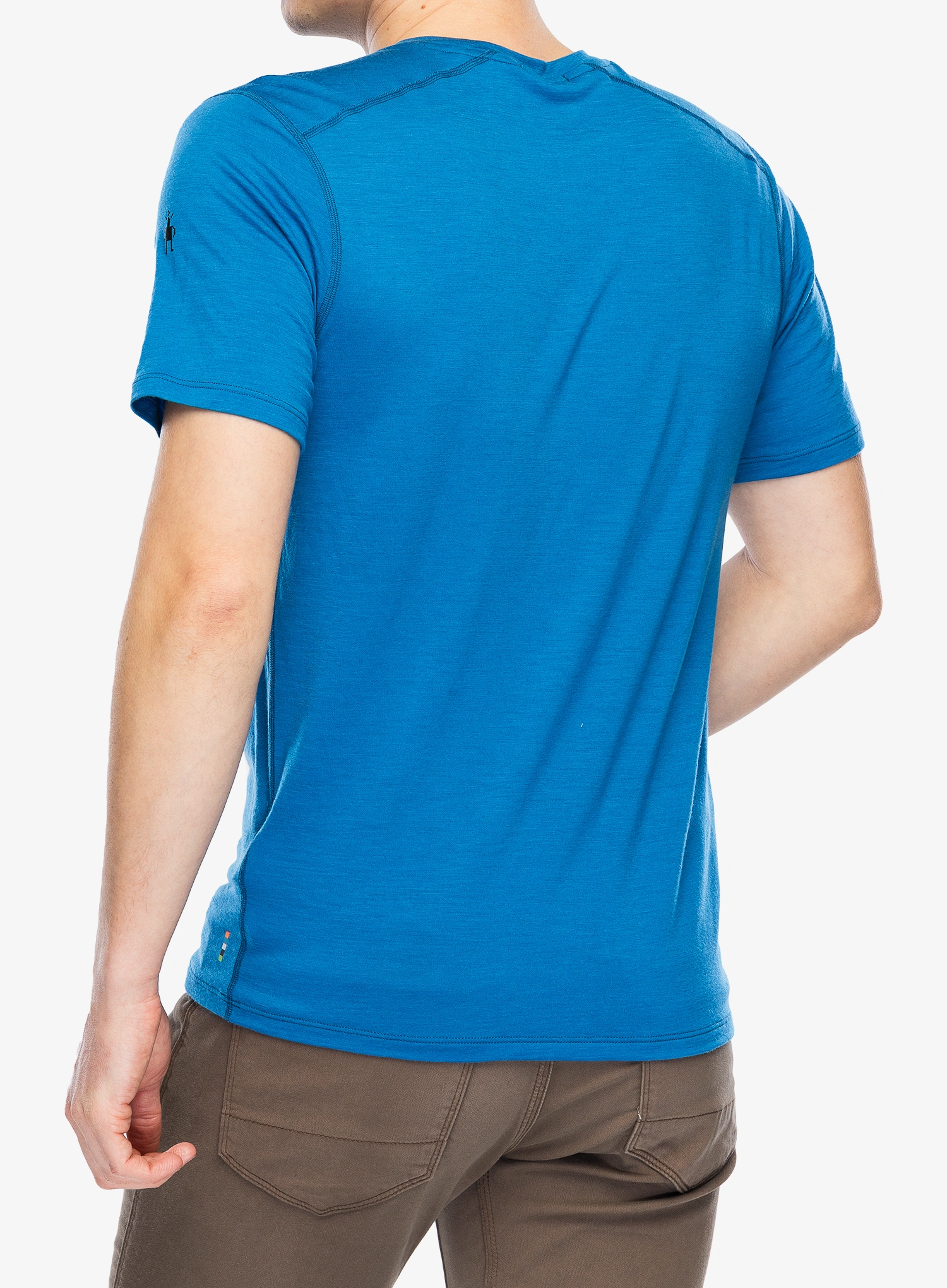 Tricou lana merinos Smartwool Merino Short Sleeve Tee Boxed - nival blue